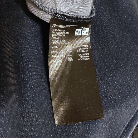 🌠2/$35🌠 Uniqlo Velour Slip Dress Midnight Blue - Picture 4 of 8